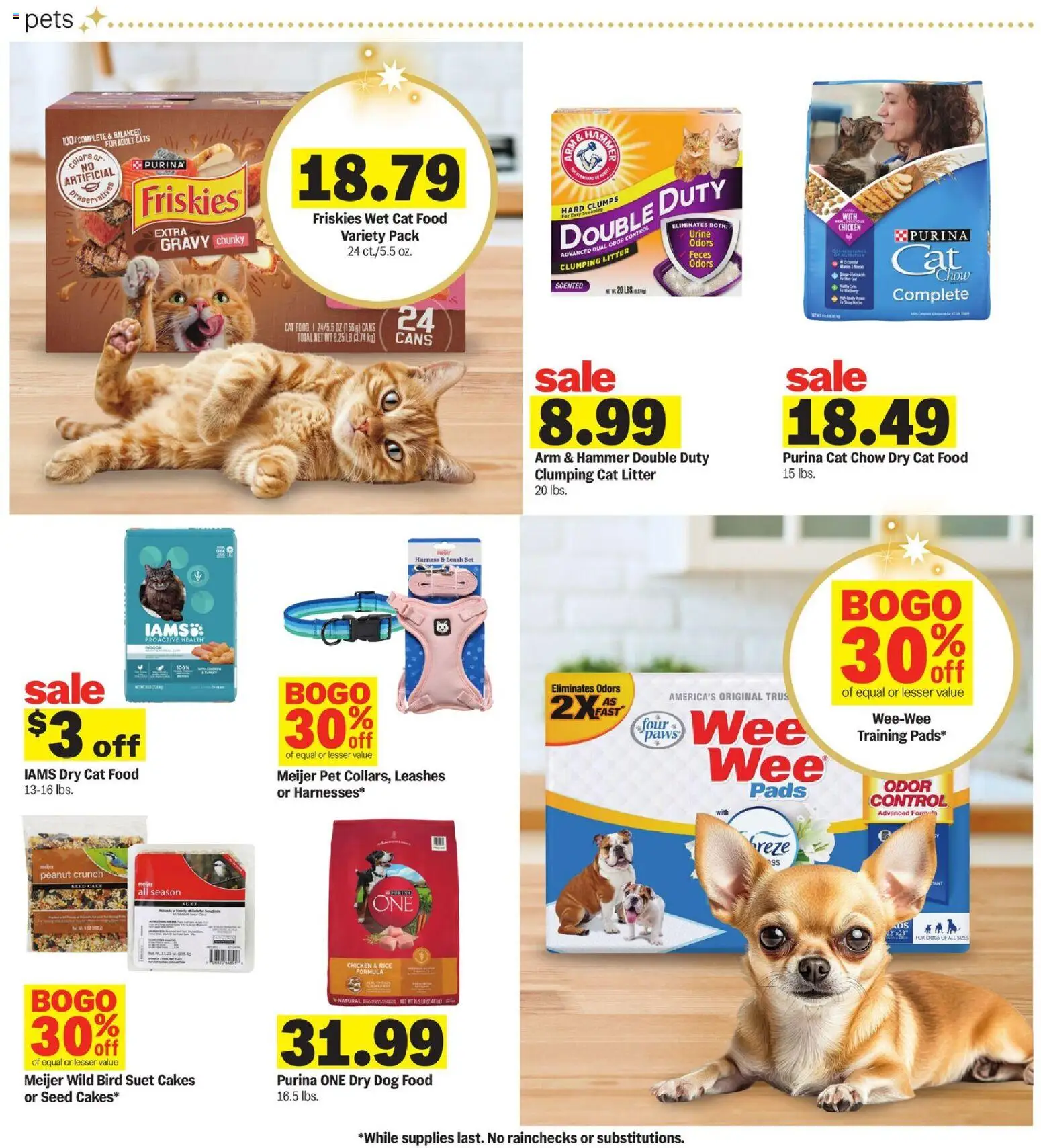Meijer Weekly Ad - valid from 26.12.2025 | Page: 24 | Products: Cat Food, Hammer, Rice, Pads
