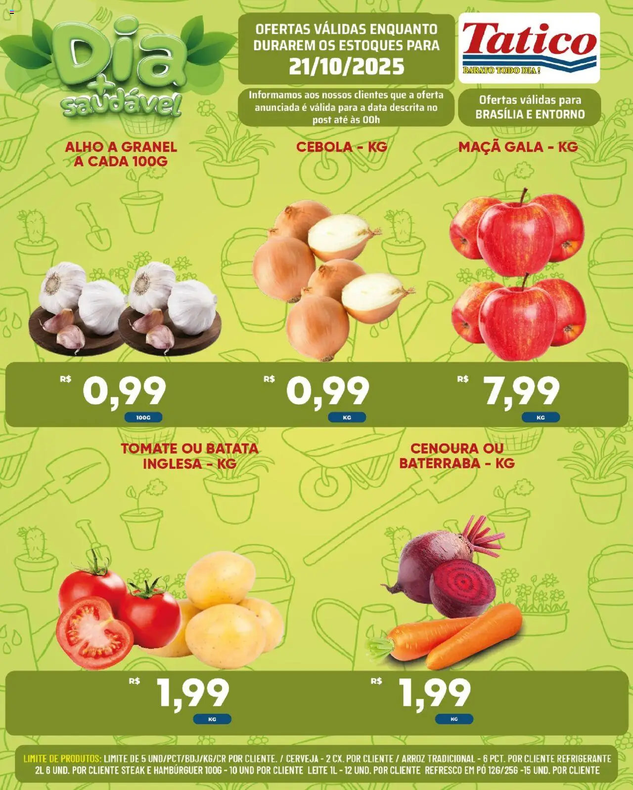 Tatico Folheto - válido de 21.10.2025 | Página: 6 | Produtos: Alho, Pó, Leite, Cerveja