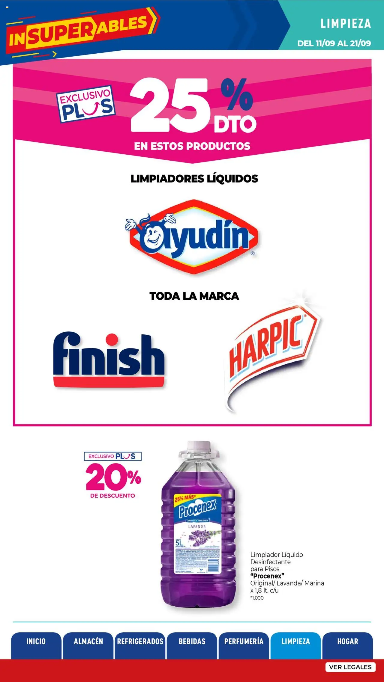 La Anonima - Insuperables - z3 │ válido desde el 11.09.2025 | Página: 33 | Productos: Desinfectante, Limpiador
