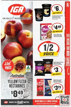Preview of IGA Catalogue SA - valid from 05.11.2025
