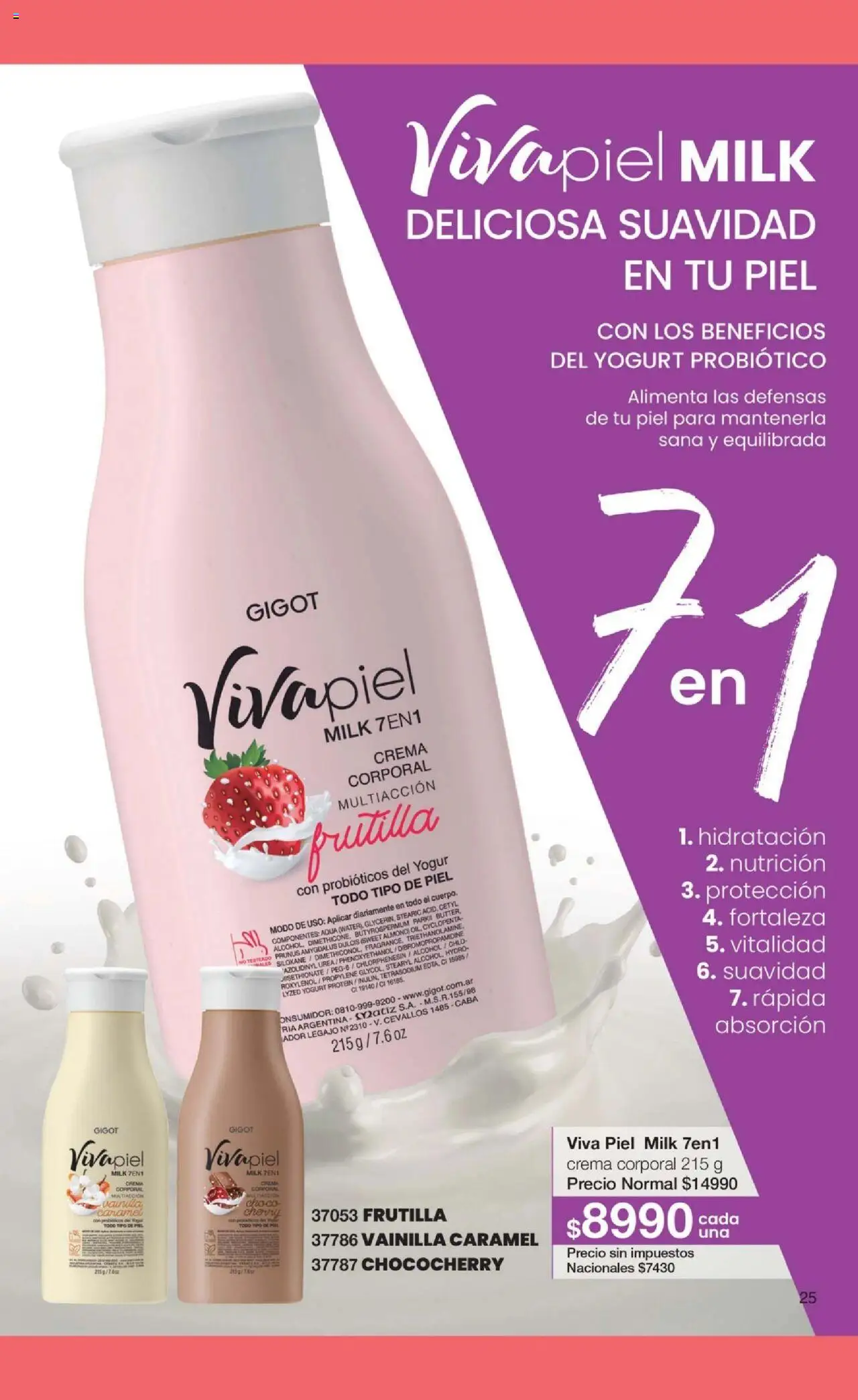Gigot catálogo │ válido desde el 01.10.2025 | Página: 31 | Productos: Frutilla, Yogur, Crema