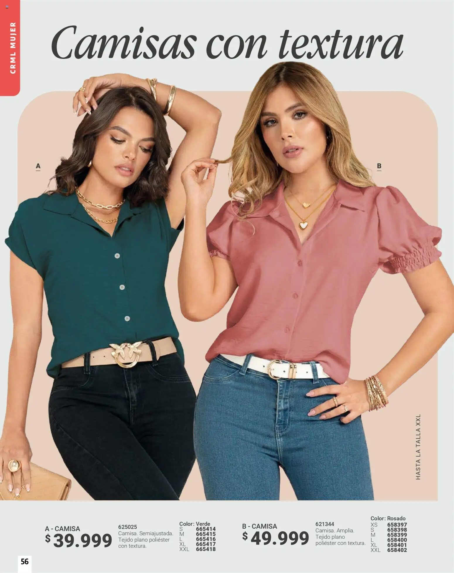 Carmel revista - valida desde el 01.01.2026 | Página: 56 | Productos: Camisa