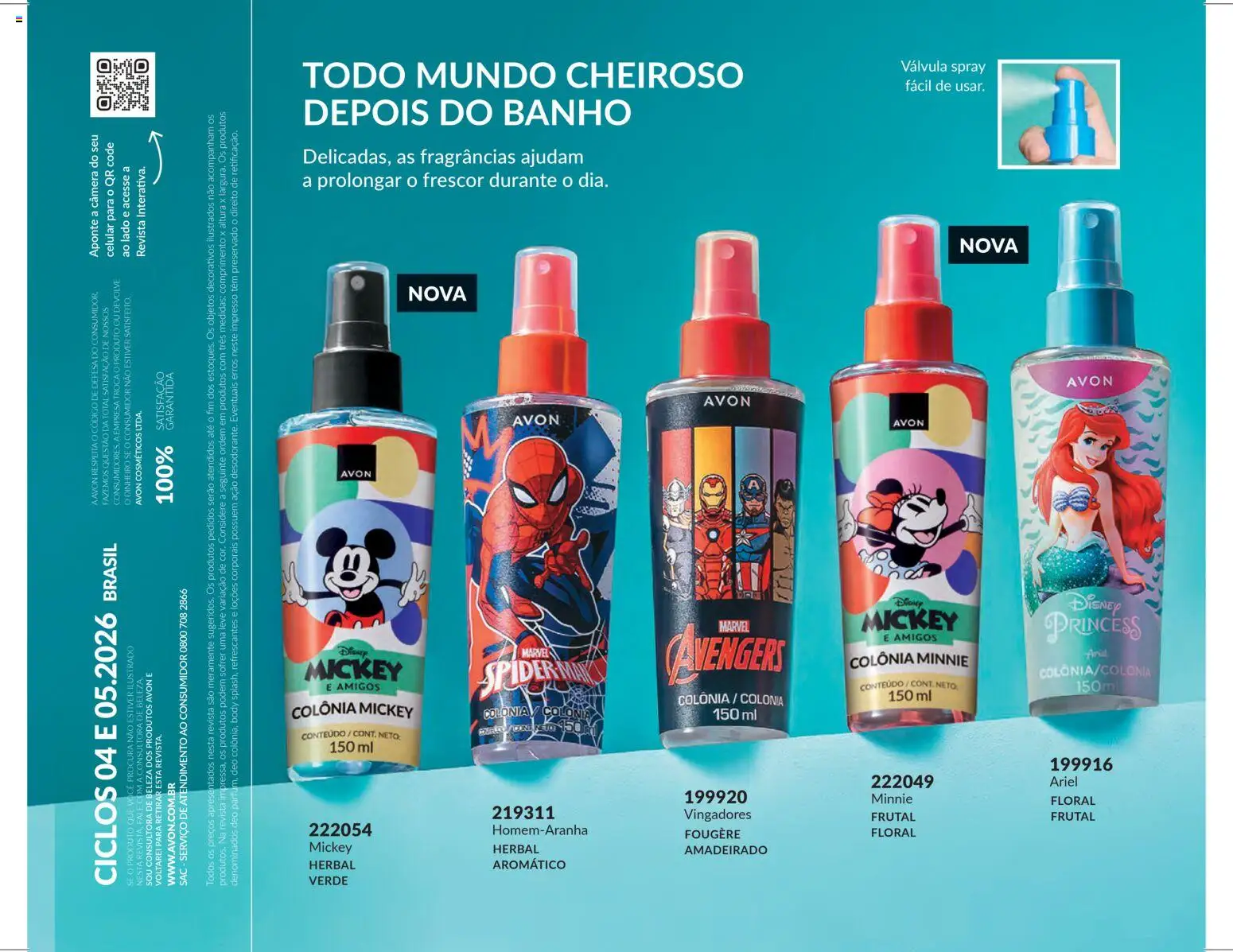 Avon Folheto - válido de 18.02.2026 | Página: 82 | Produtos: Celular, Revista, Body, Câmera