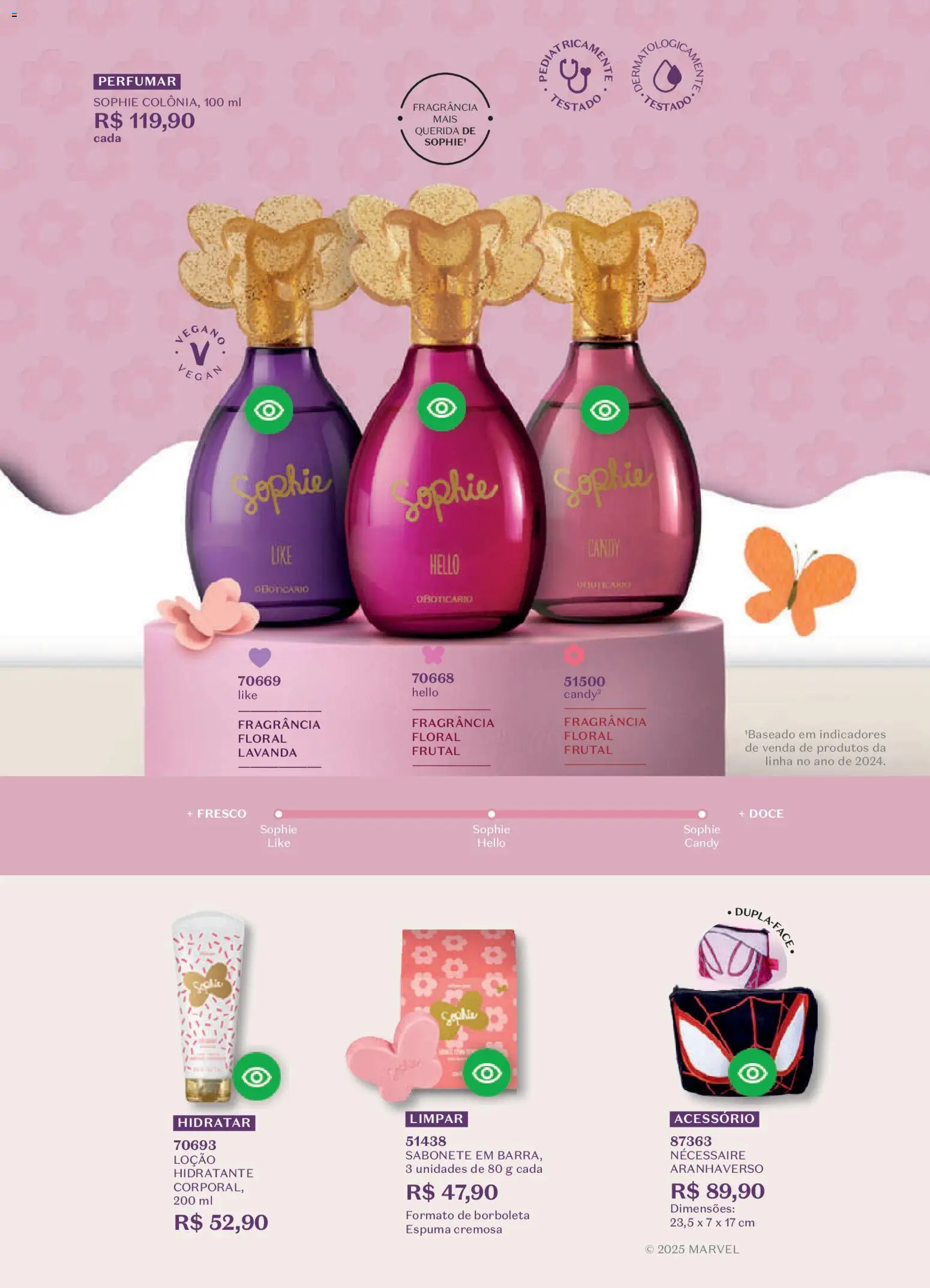 O Boticário Folheto - válido de 23.03.2026 | Página: 184 | Produtos: Fragrância, Necessaire, Sabonete