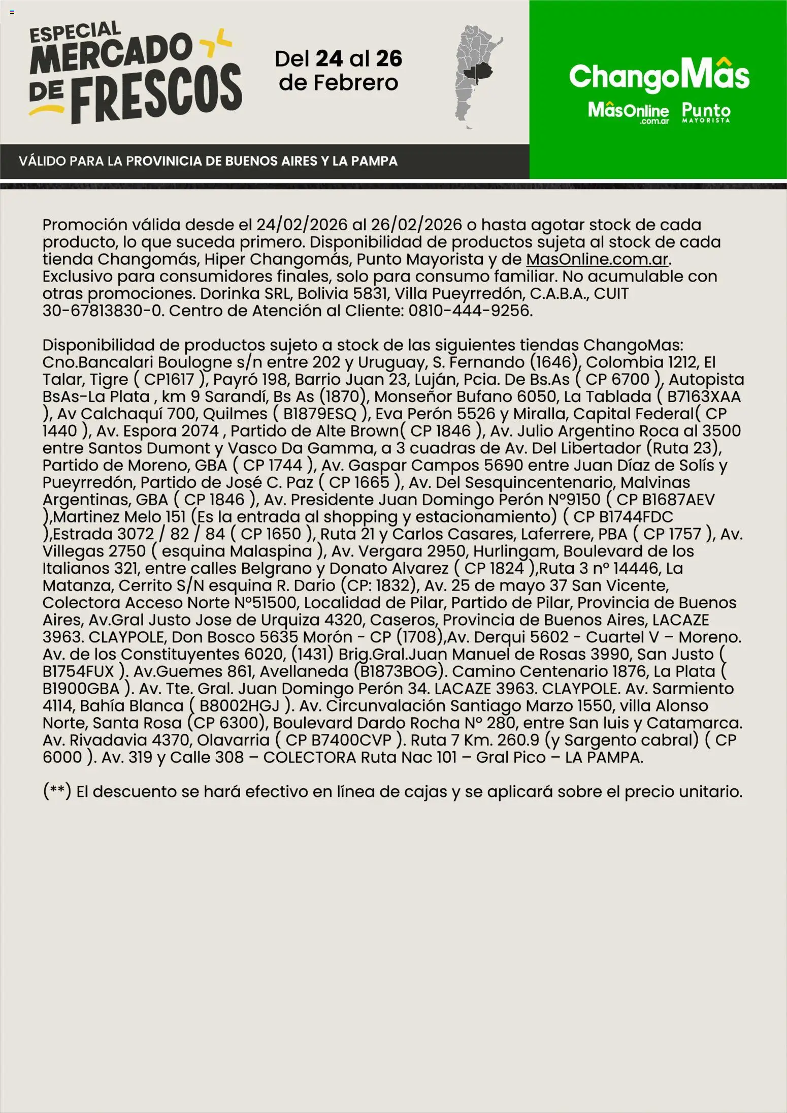 Punto Mayorista Mercado de Frescos  │ válido desde el 24.02.2026 | Página: 2 | Productos: Pico, Sobre