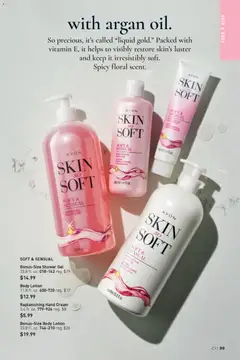 Preview of Avon weekly ads valid from 31.12.2025 | Page: 99 | Products: Vitamin, Bath, Shower, Cream