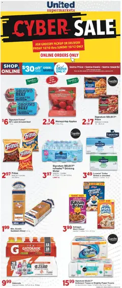 Preview of United Supermarkets weekly ads valid from 07.10.2025