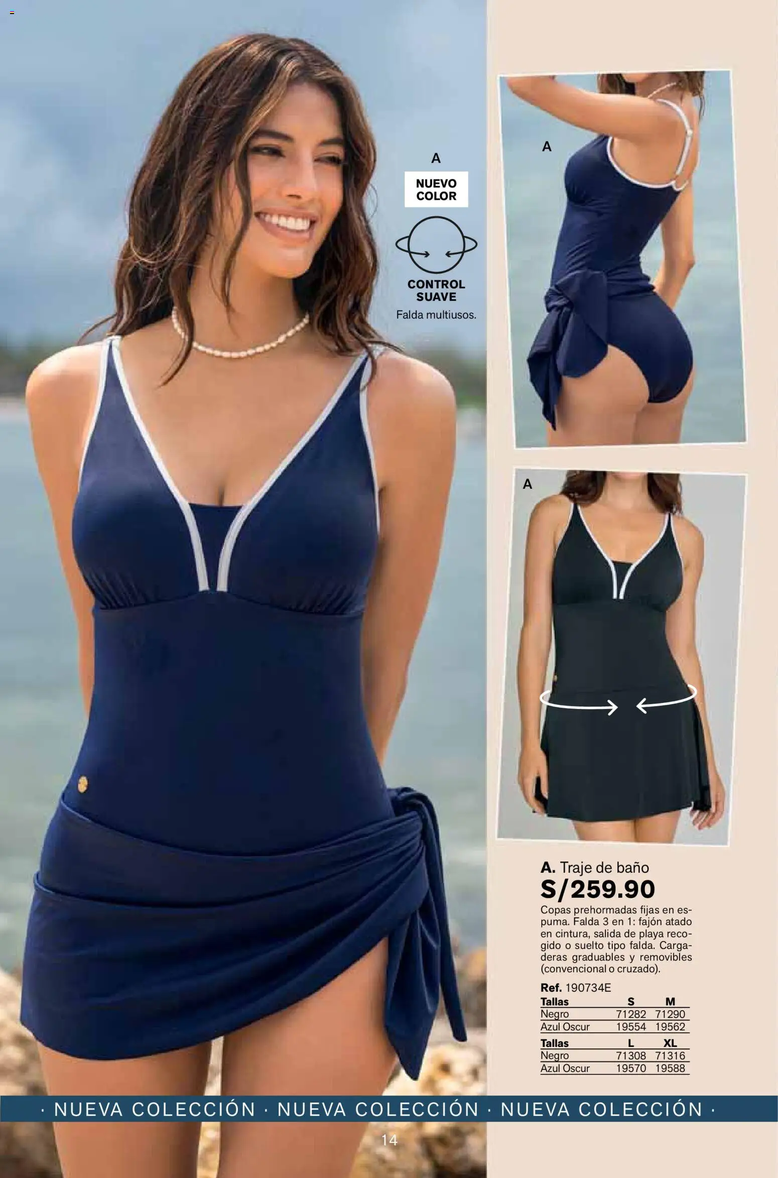 Catálogo Leonisa válido desde 13.11.2025 | Página: 14 | Productos: Baño, Falda, Traje de baño, Traje