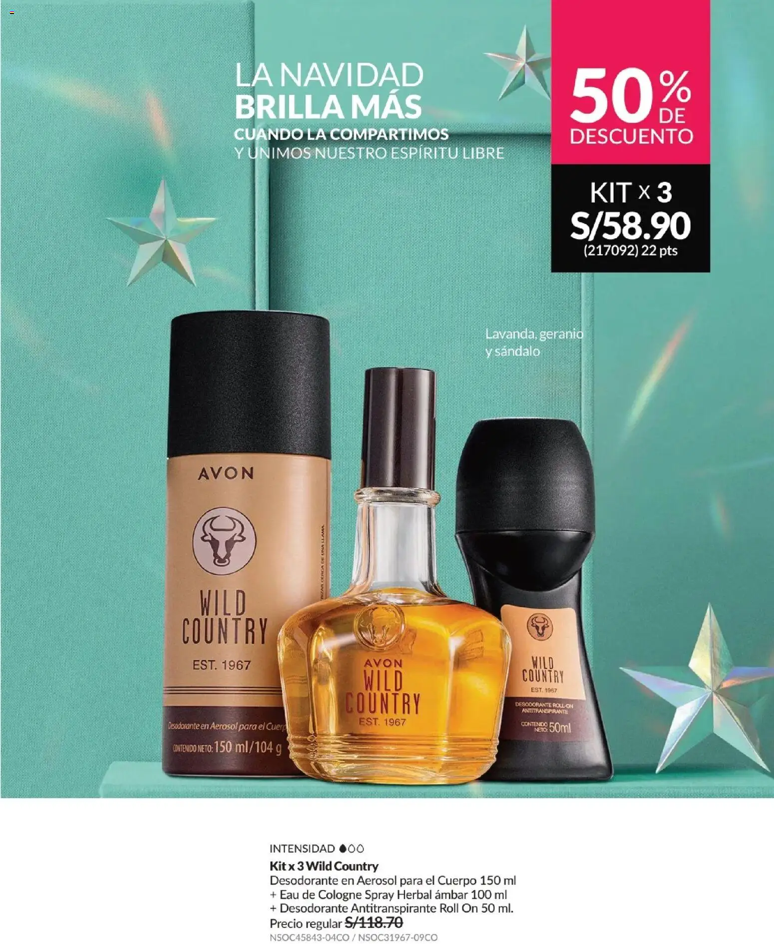 Catálogo Avon válido desde 15.11.2025 | Página: 25 | Productos: Desodorante, Antitranspirante