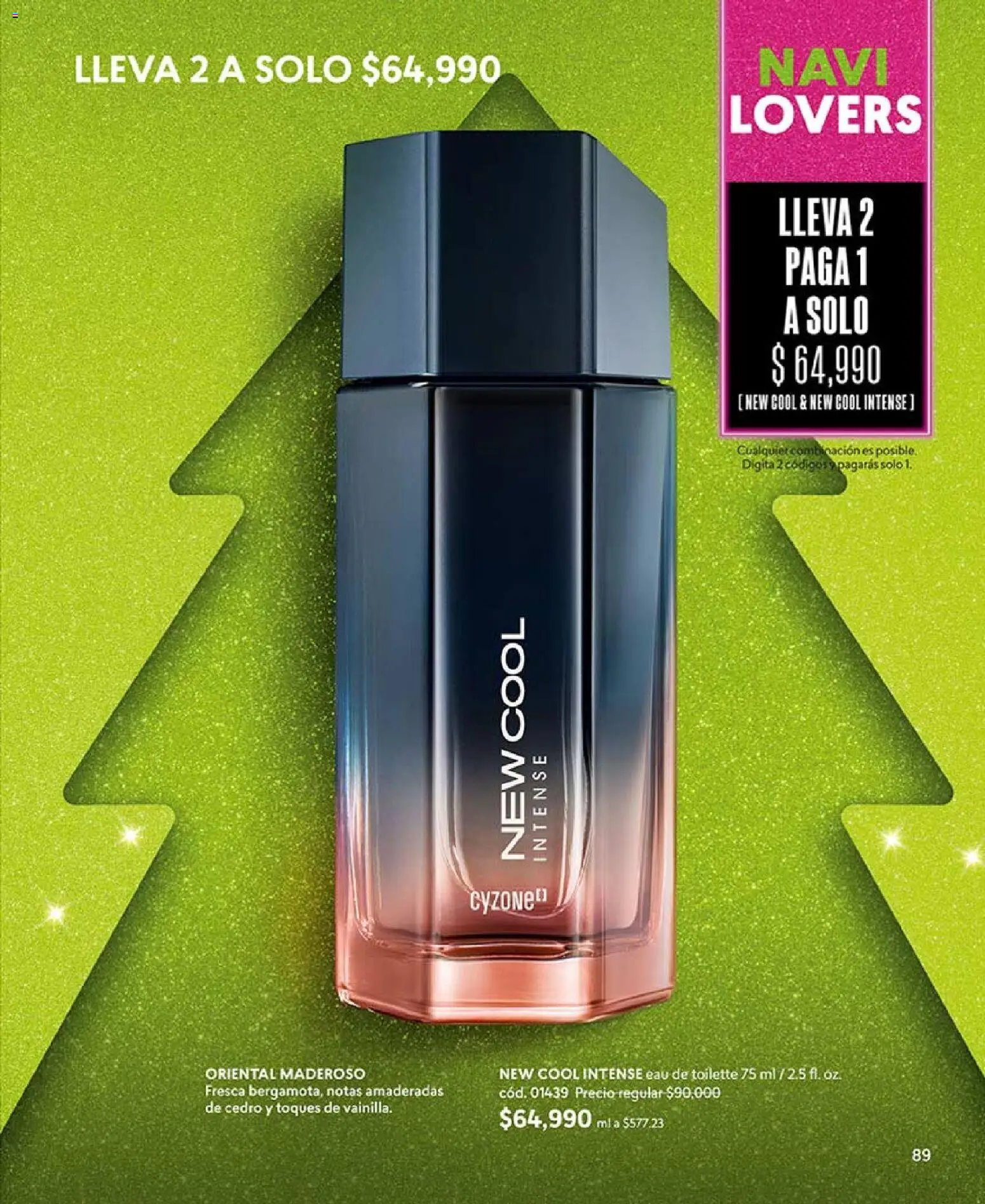 CyZone revista - valida desde el 03.11.2025 | Página: 89 | Productos: Eau de toilette, Combinación