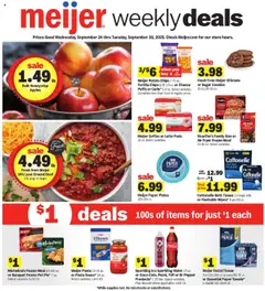 Preview of Meijer weekly ads valid from 24.09.2025