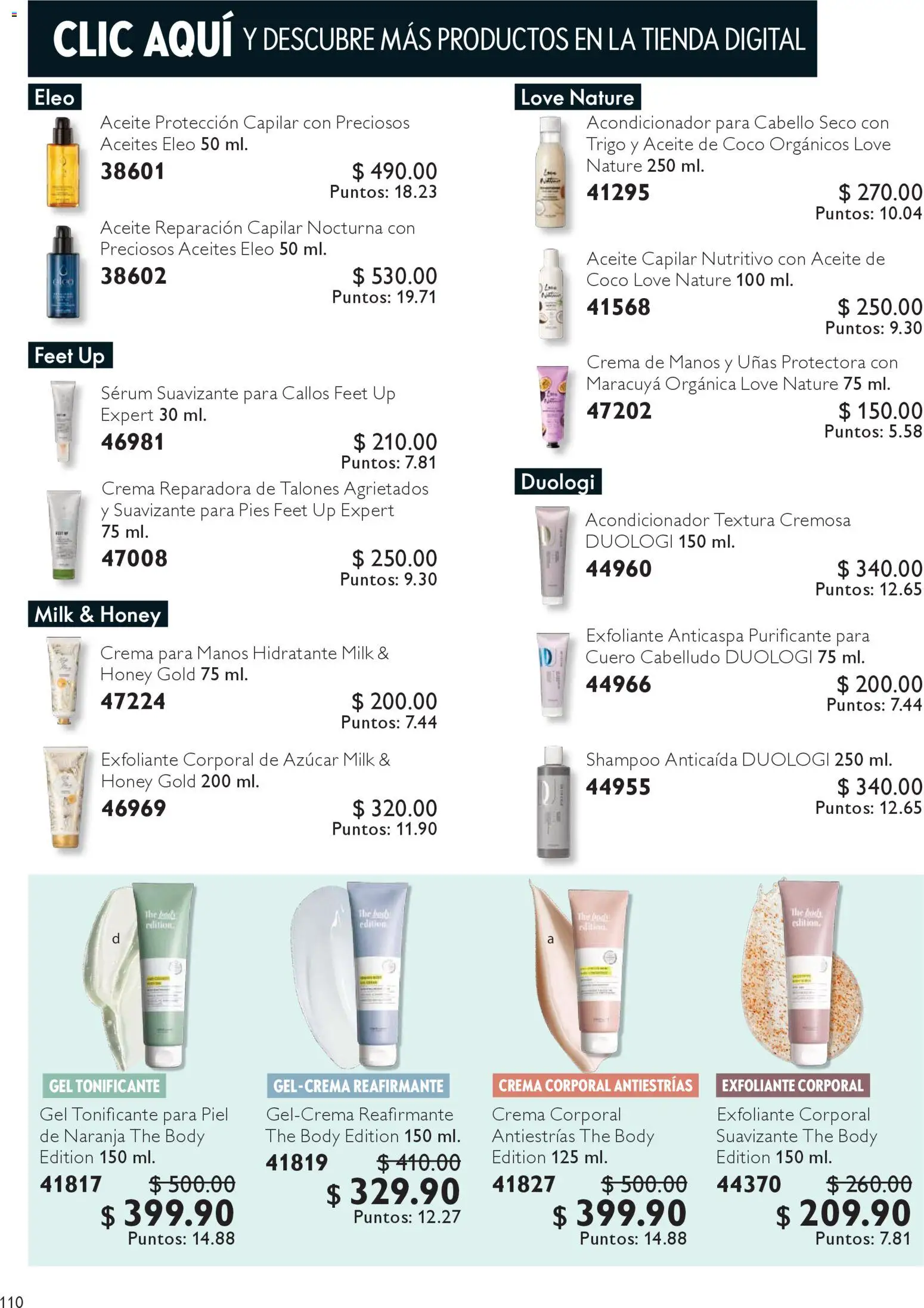 Nuevas ofertas de Oriflame válidas en toda la República Mexicana desde el 06.12.2025. ¡Encuentra las mejores ofertas en Oriflame campaña 12 2025! | Página: 110