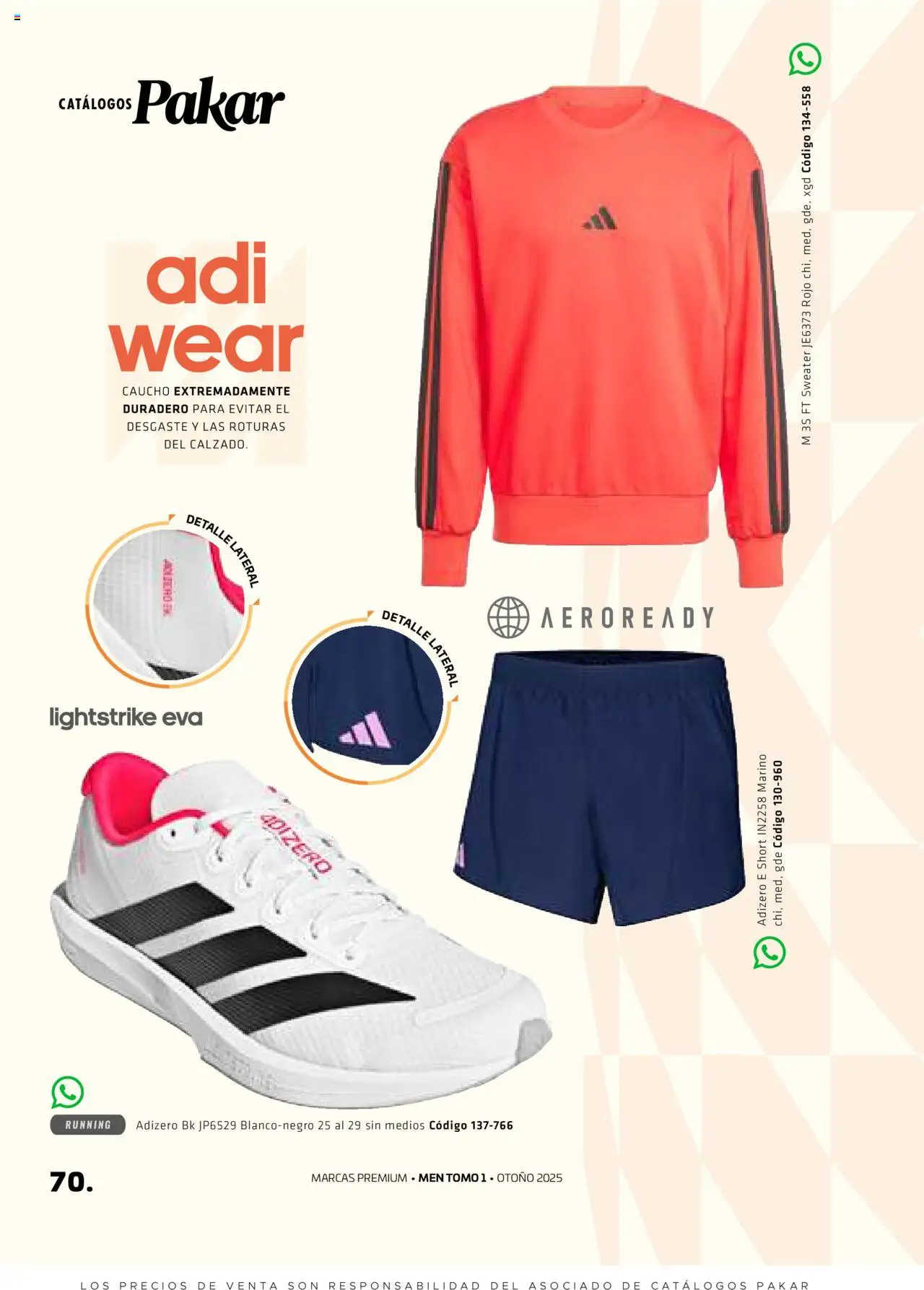 Nuevas ofertas de SC Pakar válidas en toda la República Mexicana desde el 29.08.2025. ¡Encuentra las mejores ofertas en SC Pakar - Catálogo Otoño Men Tomo 1! | Página: 70 | Productos: Short