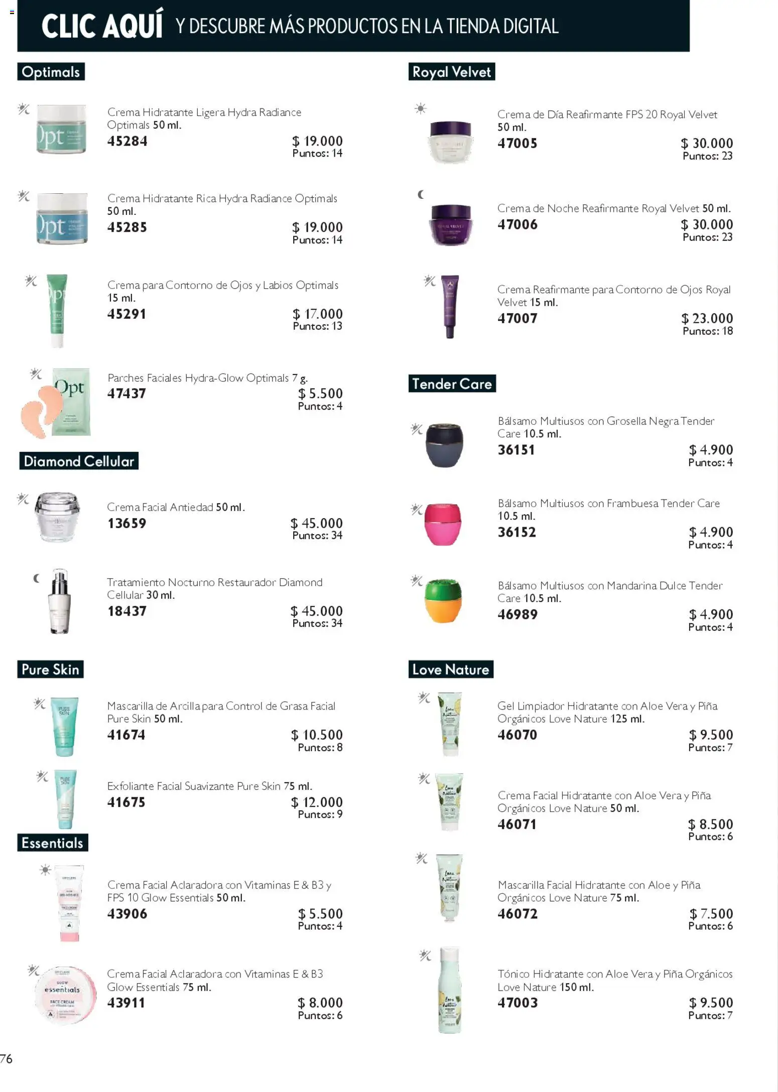 Oriflame ofertas  │ válido desde el 28.03.2026 | Página: 76 | Productos: Exfoliante facial, Contorno, Suavizante, Mascarilla