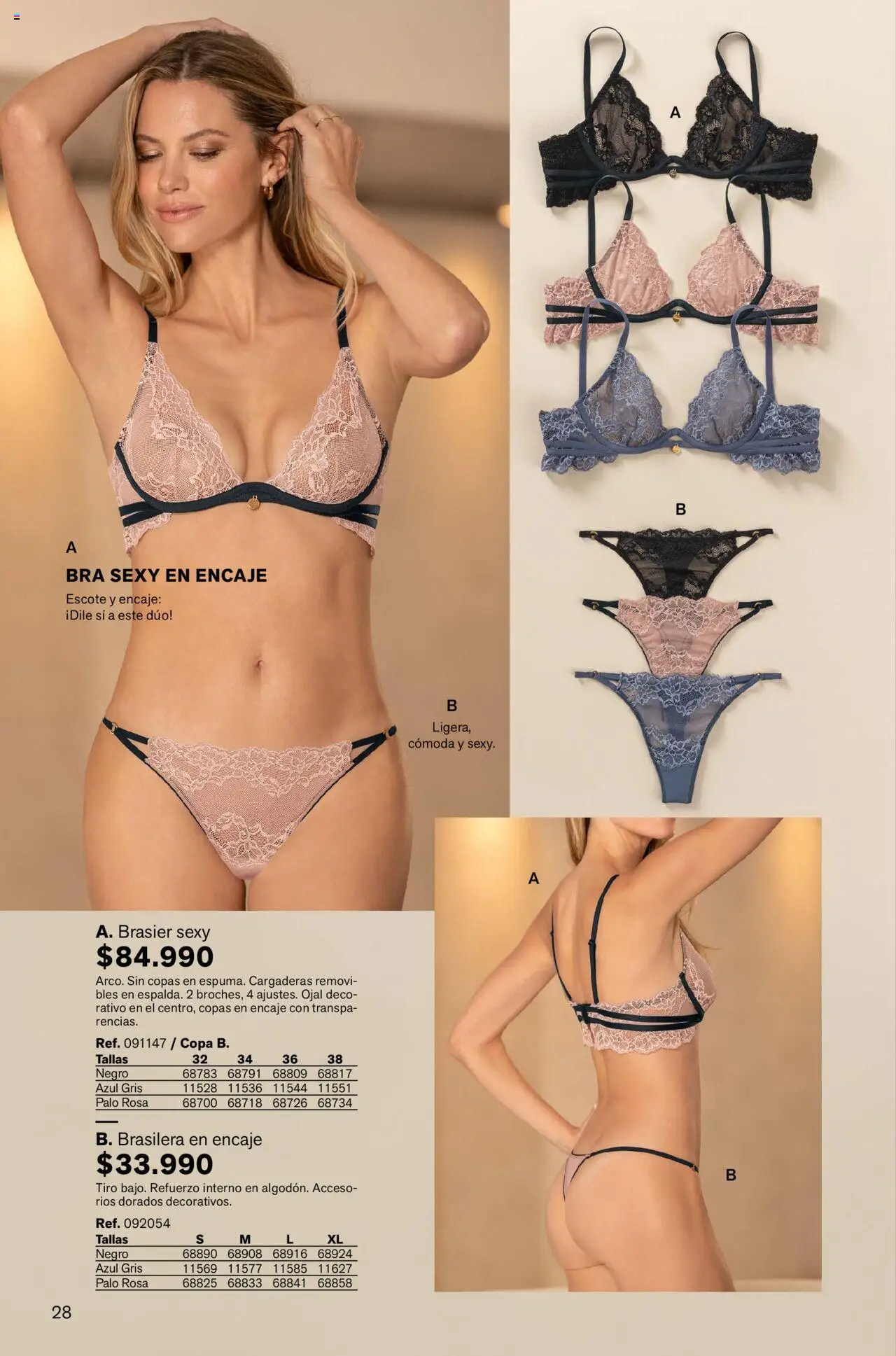 Leonisa revista - valida desde el 04.08.2025 | Página: 28 | Productos: Brasier, Cómoda