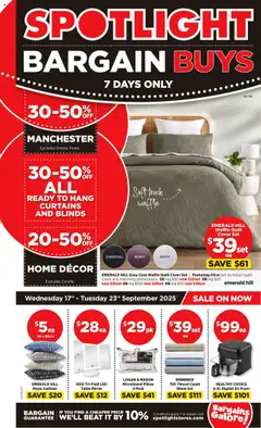 Preview of Spotlight Bargain Buys - valid from 17.09.2025
