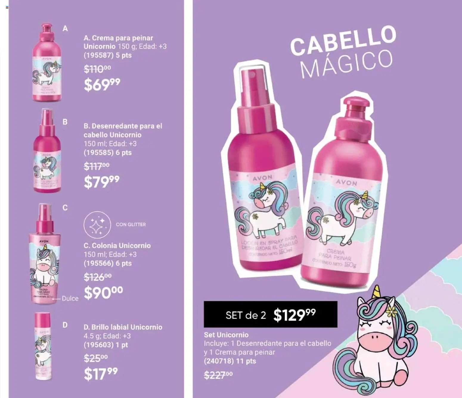 Nuevas ofertas de AVON válidas en toda la República Mexicana desde el 30.01.2026. ¡Encuentra las mejores ofertas en AVON Casa & Estilo 3 2026! | Página: 137 | Productos: Crema, Brillo, Glitter