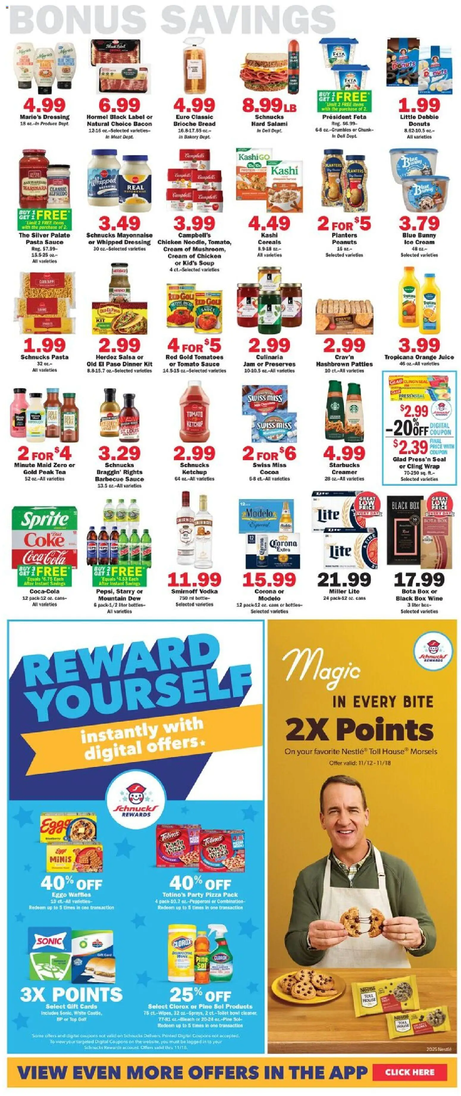 Schnucks Weekly Print Ad - MO - valid from 12.11.2025 | Page: 5 | Products: Wine, Cereals, Nuts, Vodka