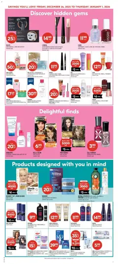 Preview of Shoppers weekly flyer / circulaire from shop Shoppers valid from 26.12.2025 | Page: 14