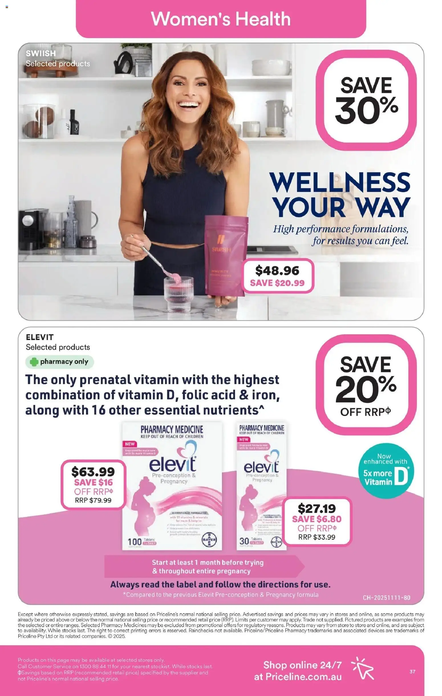 Priceline Pharmacy catalogue - valid from 25.12.2025 | Page: 37 | Products: Tablets, Vitamin
