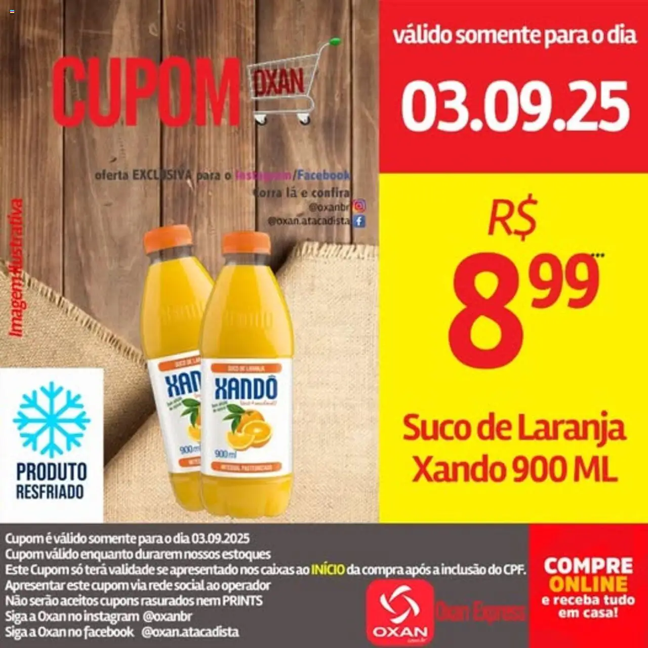 Oxan Atacadista Folheto - válido de 03.09.2025 | Página: 9 | Produtos: Suco