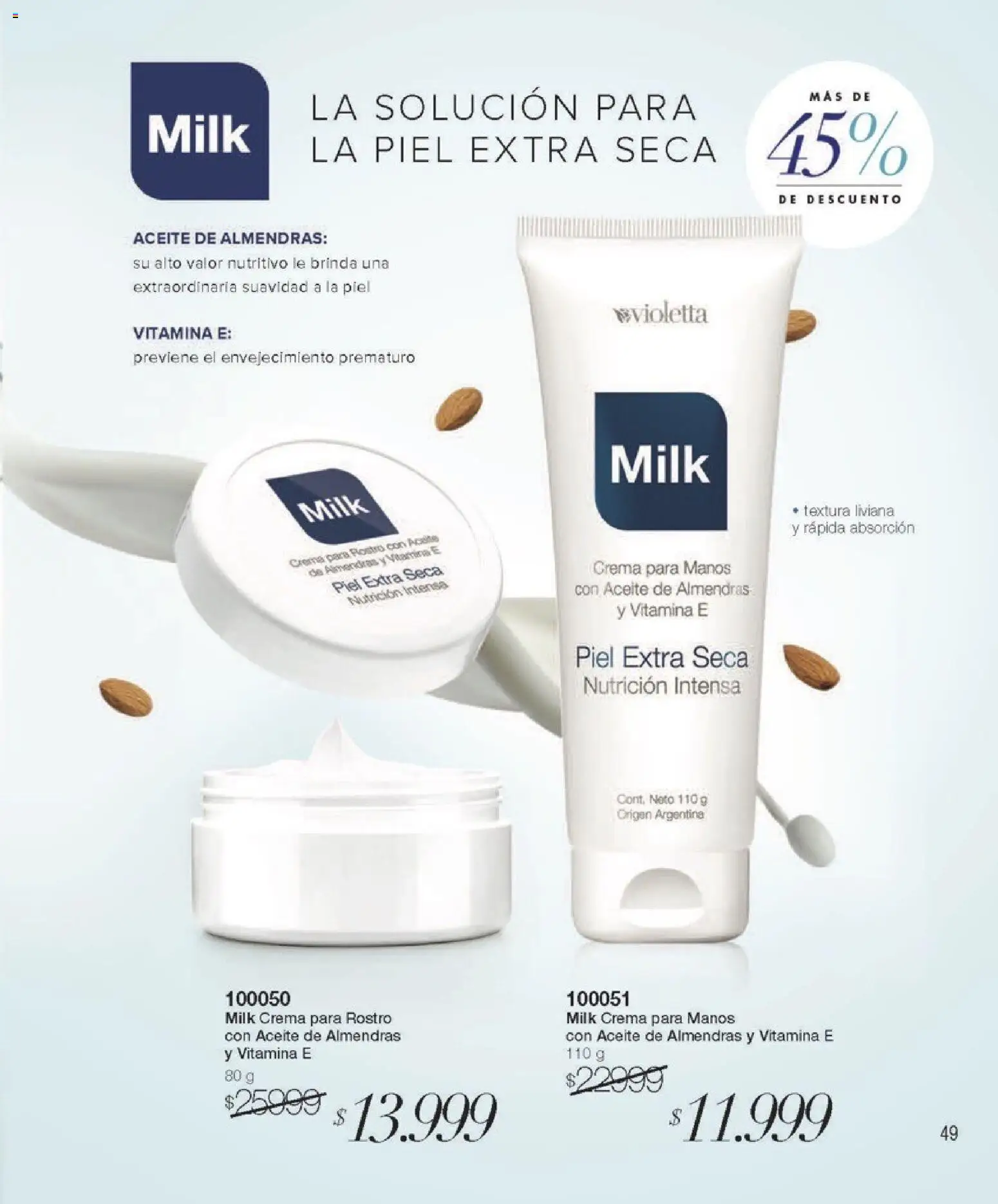 Violetta - Violetta Cosméticos │ válido desde el 09.03.2026 | Página: 292 | Productos: Almendras, Aceite, Crema