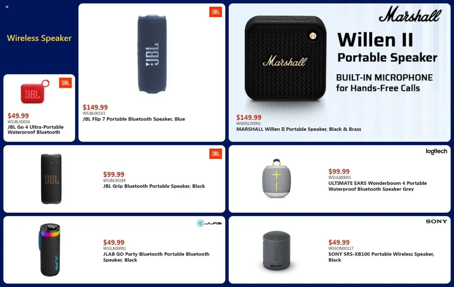 Canada Computers flyer valid from 20.03.2026 | Page: 18 | Products: Microphone, Speaker