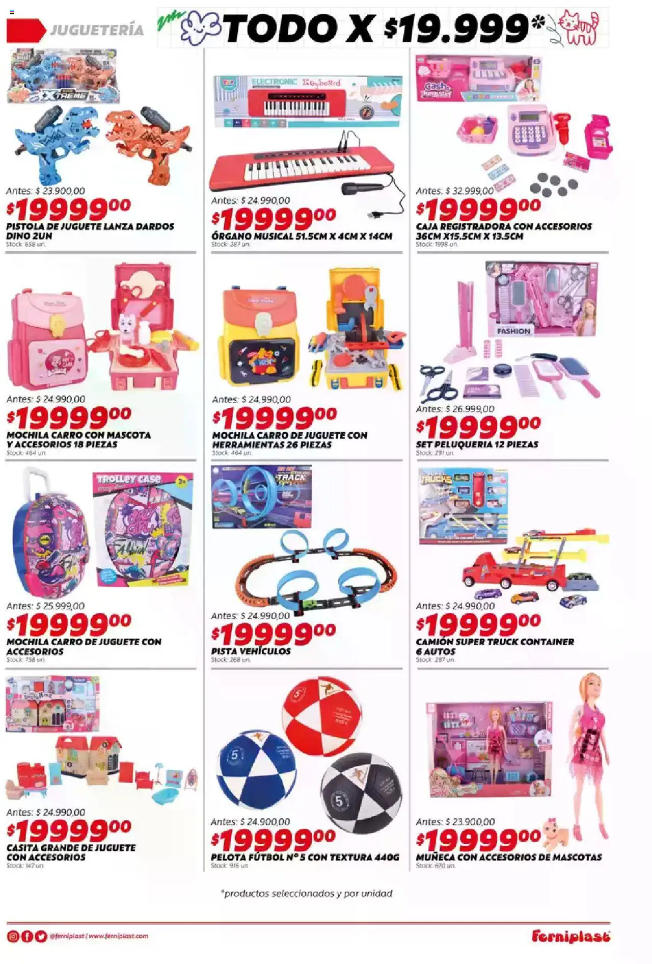 Ferniplast catálogo │ válido desde el 07.08.2025 | Página: 3 | Productos: Caja, Pelota, Mochila