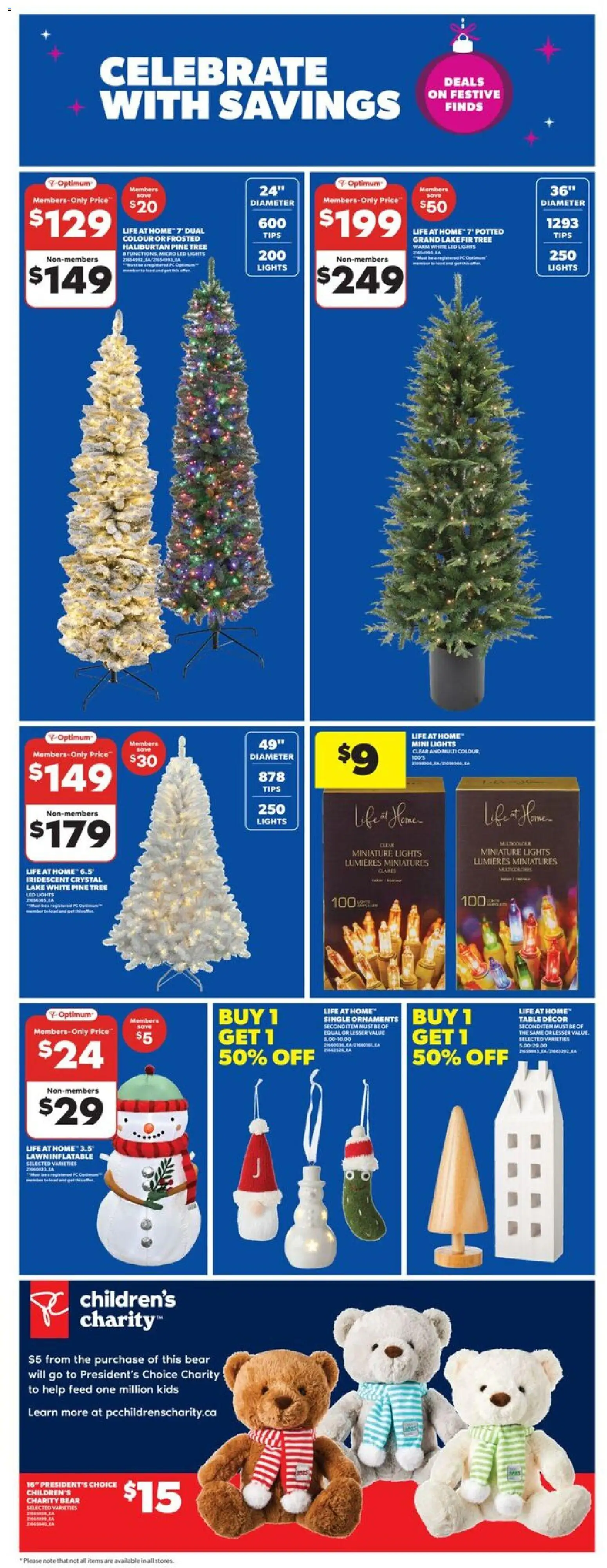 Real Canadian Superstore flyer valid from 23.10.2025 | Page: 31 | Products: Table