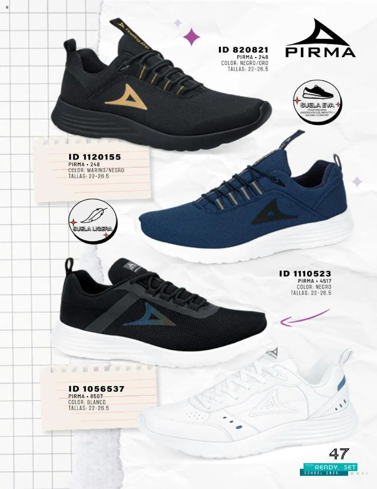 Nuevas ofertas de Price Shoes válidas en toda la República Mexicana desde el 26.08.2025. ¡Encuentra las mejores ofertas en Price Shoes - Catálogo Ready for School ! | Página: 47