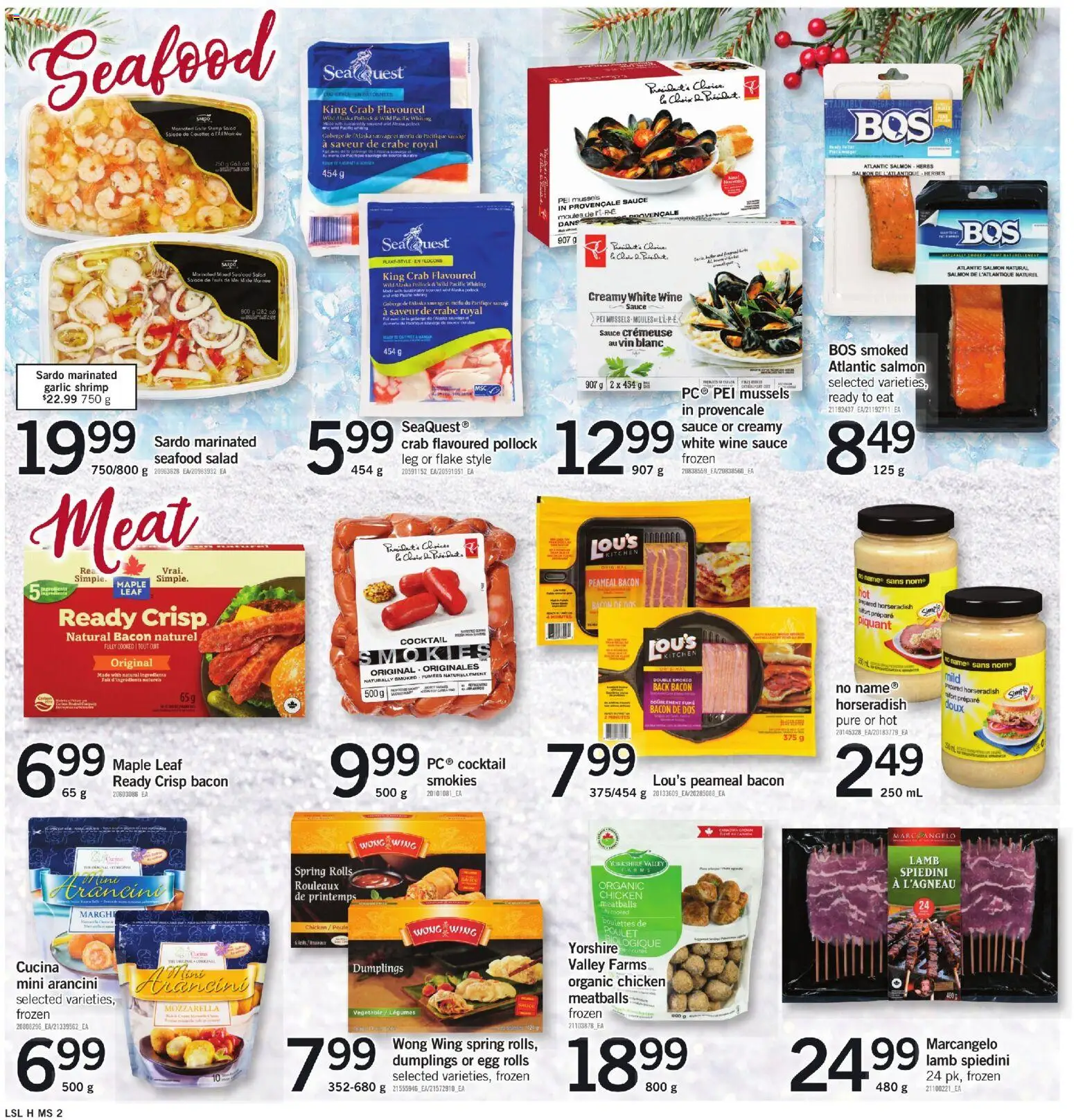 Loblaws flyer valid from 18.12.2025 | Page: 13 | Products: Salad, Wine, Chicken