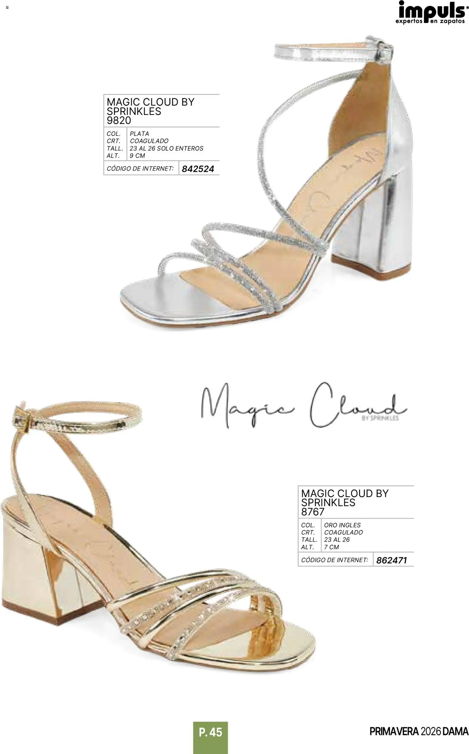 Nuevas ofertas de Impuls válidas en toda la República Mexicana desde el 01.01.2026. ¡Encuentra las mejores ofertas en Impuls catálogo Primavera! | Página: 47 | Productos: Zapatos