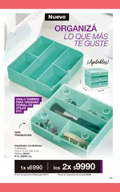 Vista previa Gigot - CAMPAÑA 07 válido desde el 01.04.2026 | Página: 167 | Productos: Organizador, Té