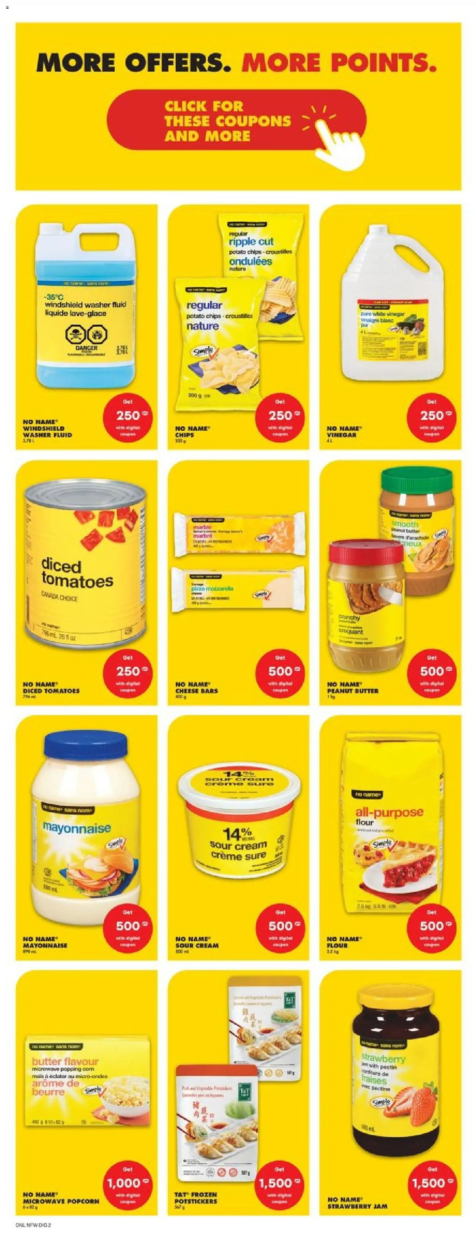 No Frills flyer valid from 15.01.2026 | Page: 9 | Products: Sour cream, Chips, Cream, Tomatoes
