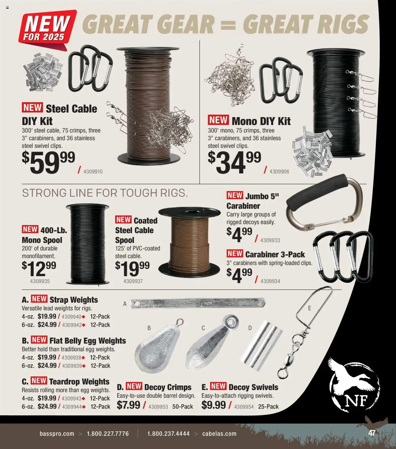Cabela's Waterfowl 25 - valid from 01.10.2025 | Page: 47 | Products: Swivel, Cable