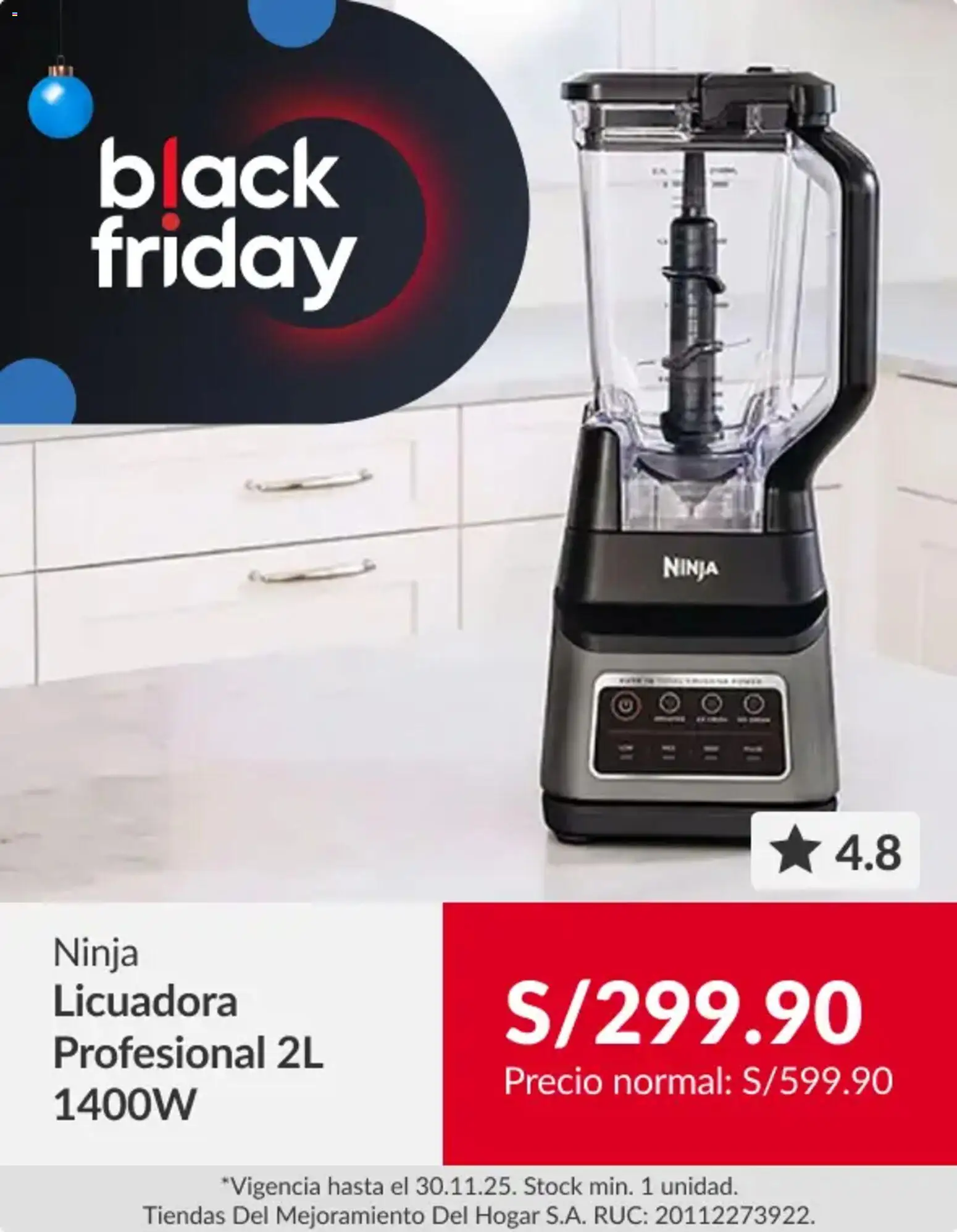 Catálogo Sodimac válido desde 24.11.2025 | Página: 1 | Productos: Licuadora