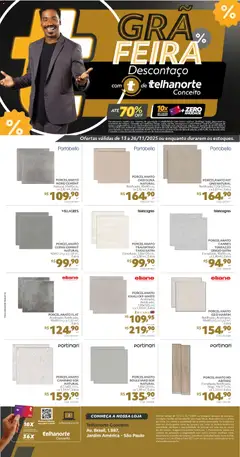 Telhanorte - Ofertas Gra Feira - Pré-Visualização do folheto da loja Telhanorte, válido de 13.11.2025
