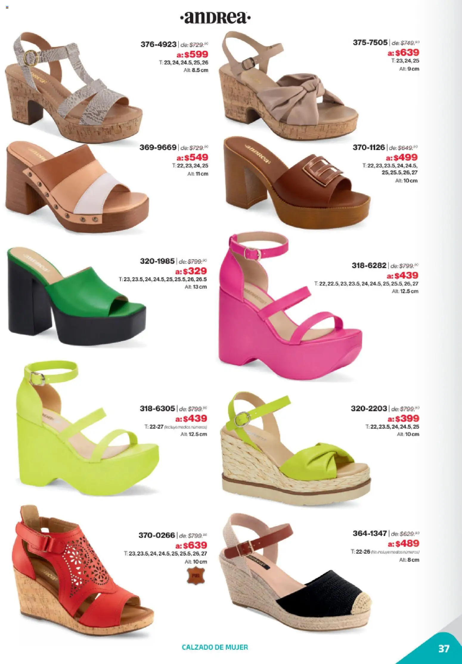 Nuevas ofertas de Andrea válidas en toda la República Mexicana desde el 02.11.2025. ¡Encuentra las mejores ofertas en Andrea catálogo Outlet! | Página: 37