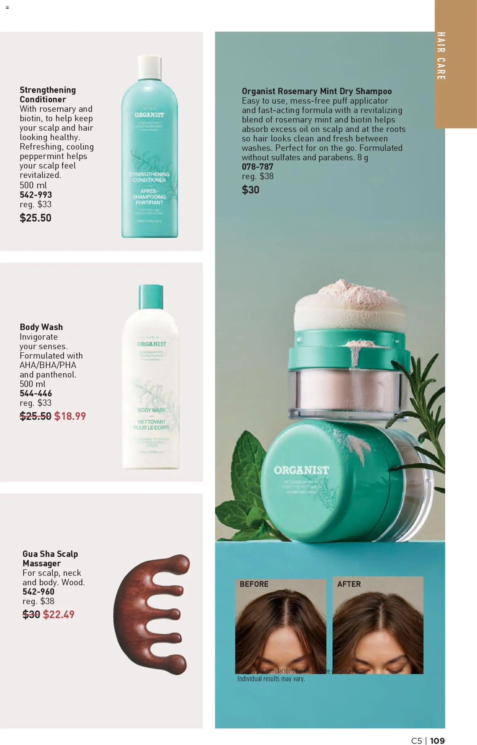 Avon flyer valid from 26.02.2026 | Page: 109 | Products: Shampoo, Conditioner, Body wash, Oil