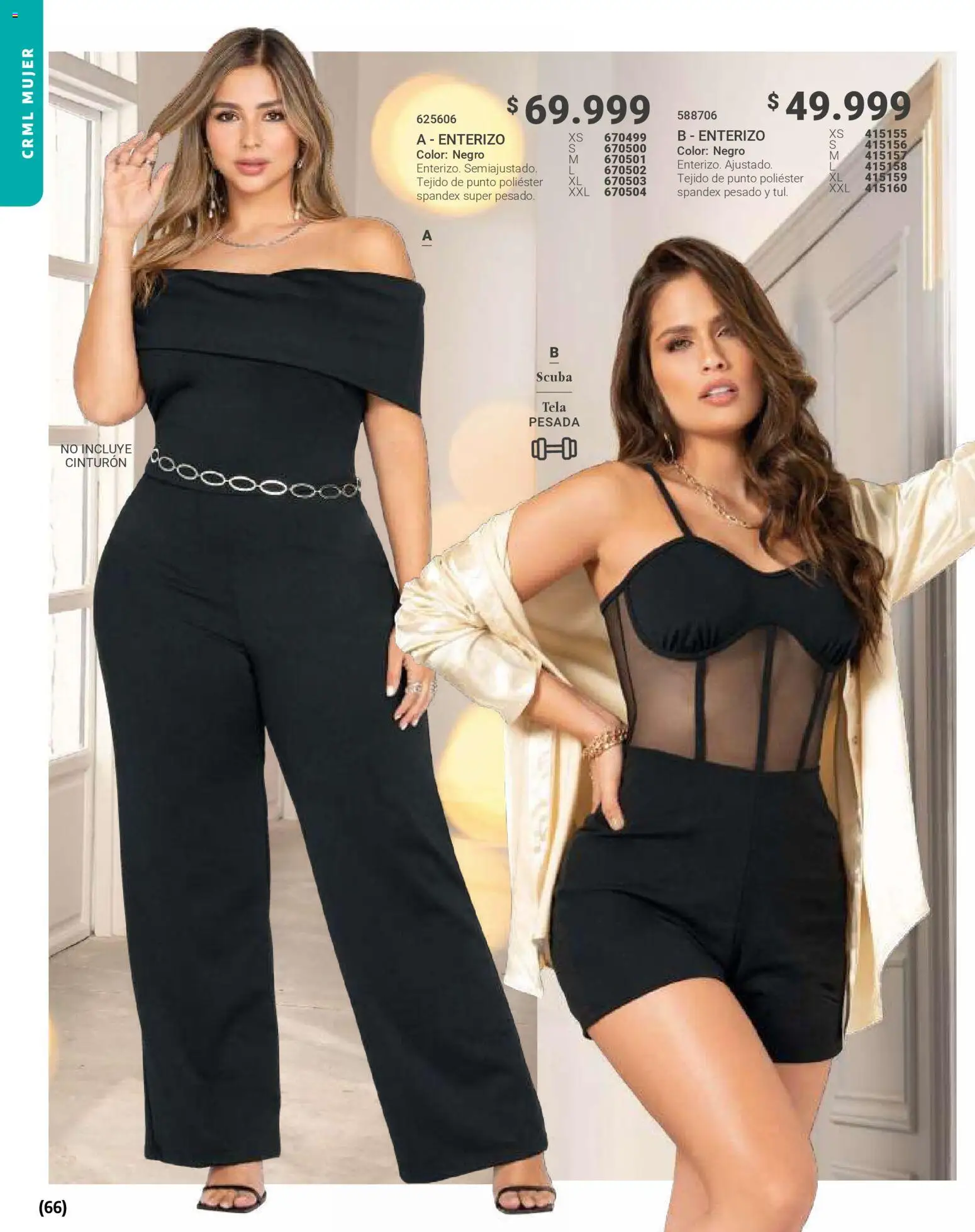 Carmel revista - valida desde el 01.03.2026 | Página: 66 | Productos: Cinturón, Enterizo