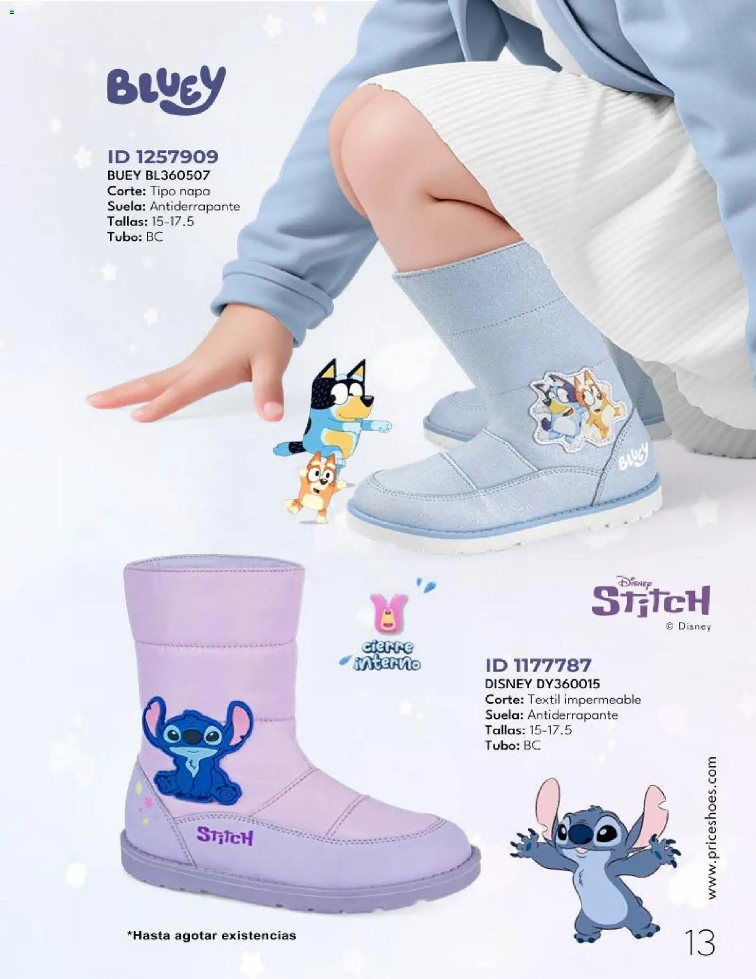 Nuevas ofertas de Price Shoes válidas en toda la República Mexicana desde el 06.12.2025. ¡Encuentra las mejores ofertas en Price Shoes catálogo Bebés! | Página: 13
