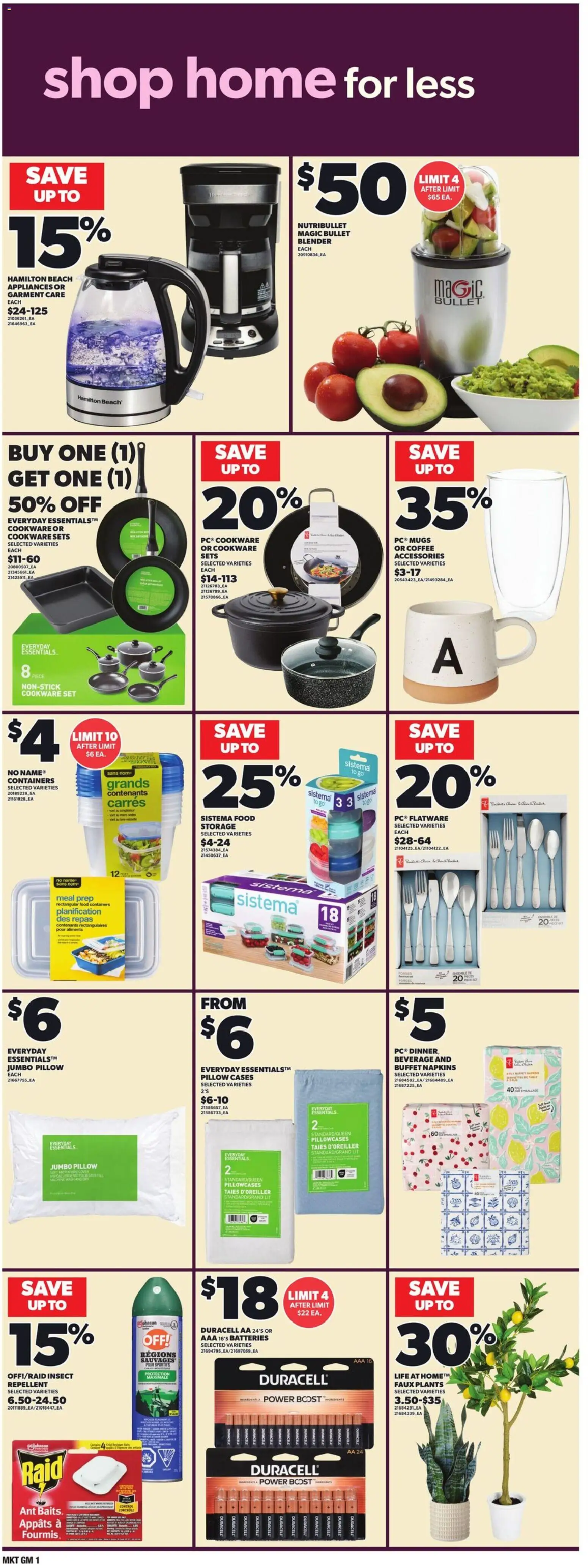 Loblaws flyer valid from 23.04.2026 | Page: 19 | Products: Pillow, Coffee