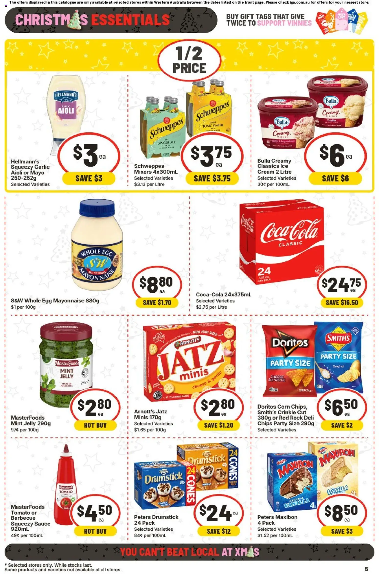 IGA catalogue - valid from 26.11.2025 | Page: 8 | Products: Ginger, Coca Cola, Sauce, Garlic