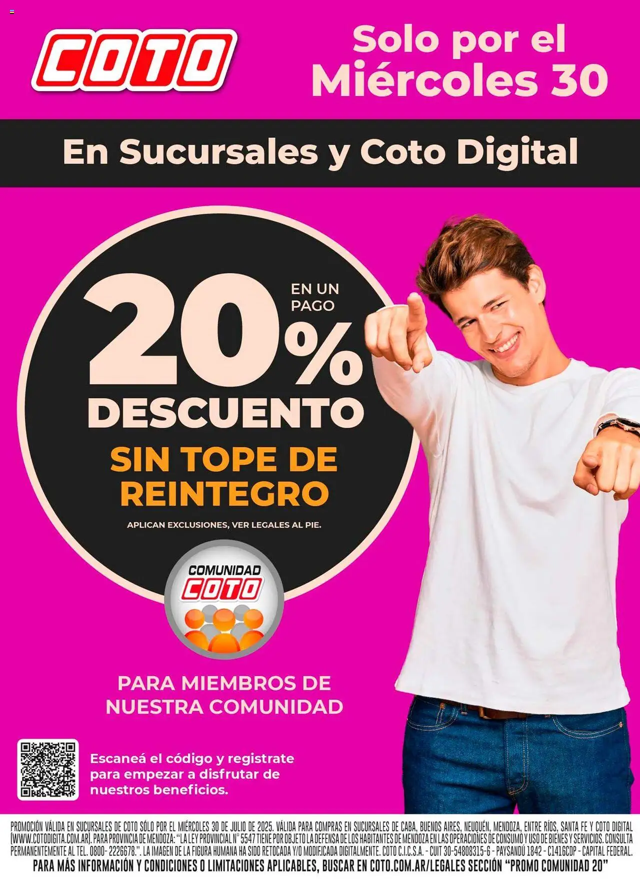 Coto 20% de descuento │ válido desde el 30.07.2025 | Página: 1