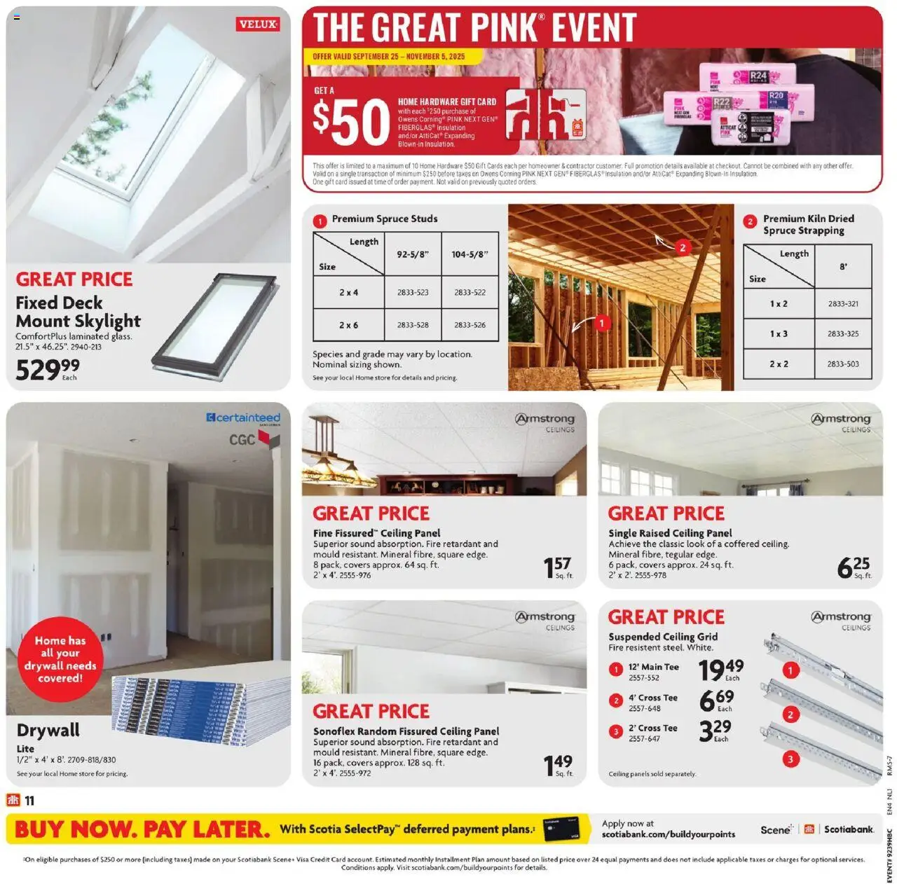 Home Hardware flyer valid from 25.09.2025 | Page: 11