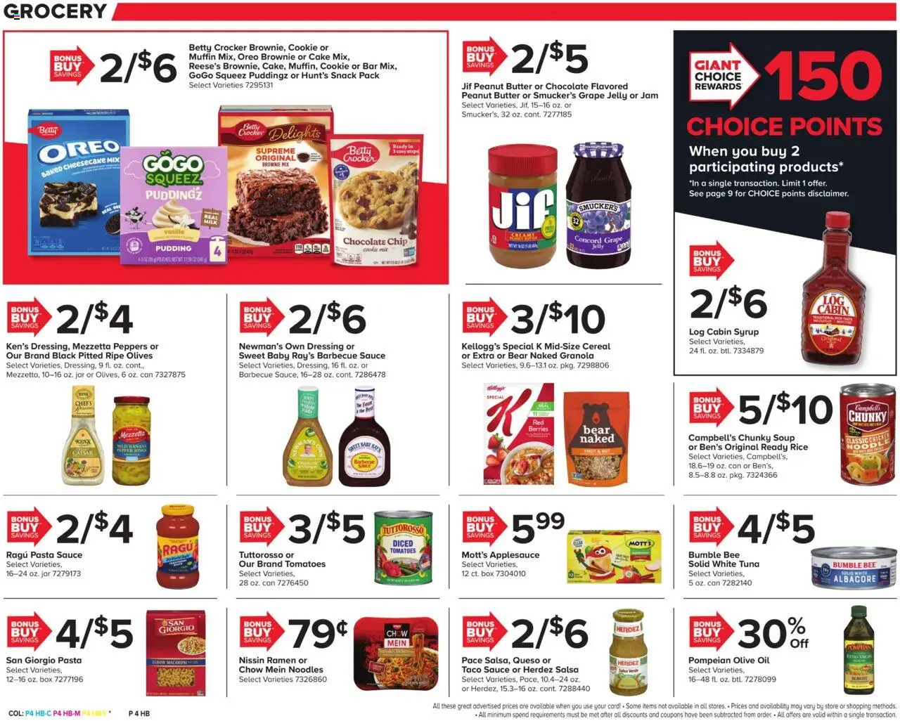 Giant Weekly Ad - valid from 08.08.2025 | Page: 9 | Products: Box, Noodles, Muffin, Chocolate Chip
