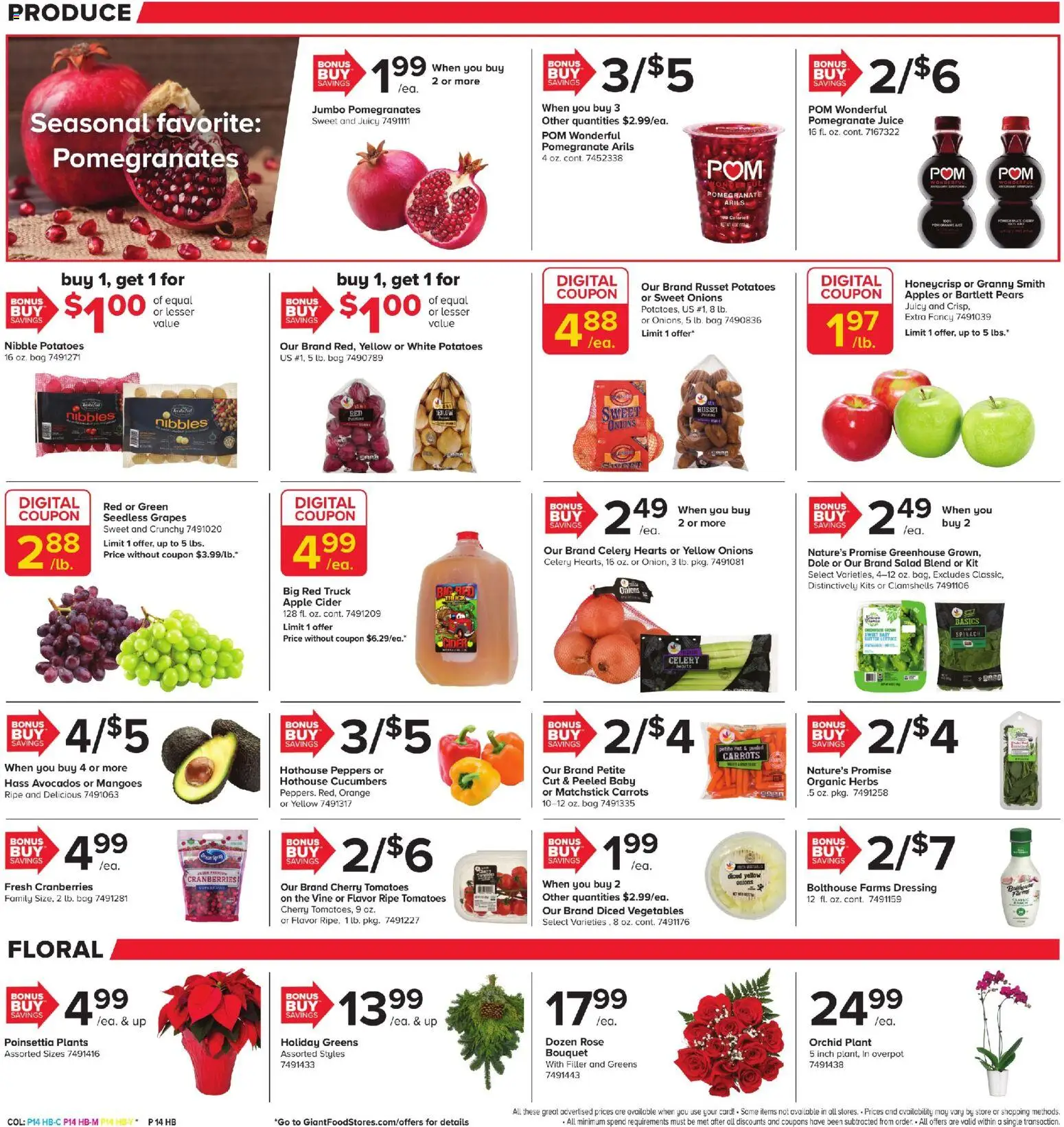 Giant Weekly Ad - valid from 21.11.2025 | Page: 12 | Products: Cider, Juice, Apples, Salad