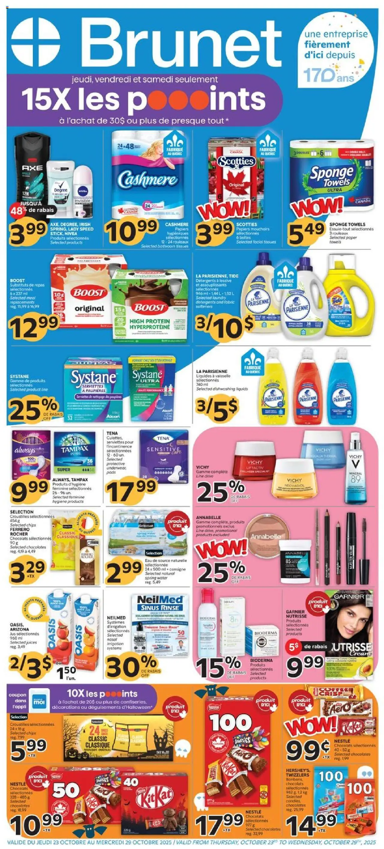 Brunet flyer valid from 23.10.2025 | Page: 1 | Products: Chips, Sponge