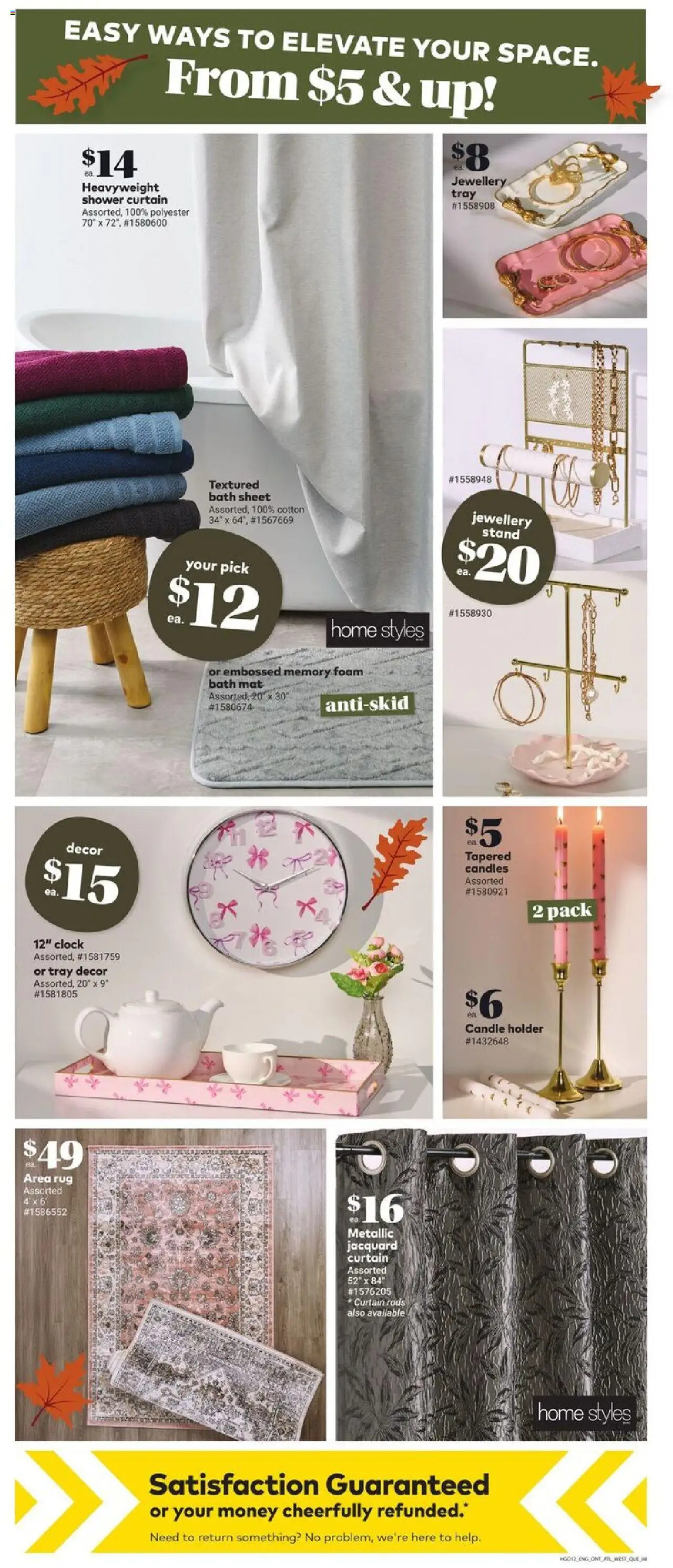 Giant Tiger flyer valid from 22.10.2025 | Page: 10 | Products: Bath, Shower