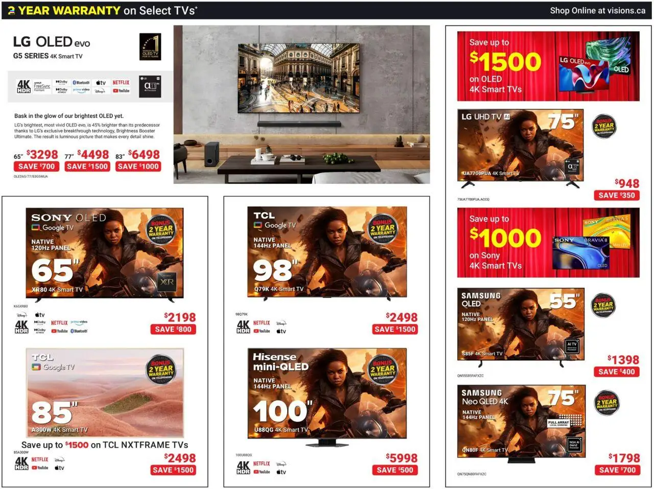 Visions flyer valid from 10.10.2025 | Page: 6 | Products: Tv, Video